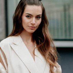 Woman with a balayage