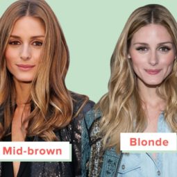 brunette to blonde hair Olivia Palermo